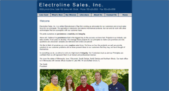 Desktop Screenshot of electrolinesales.com